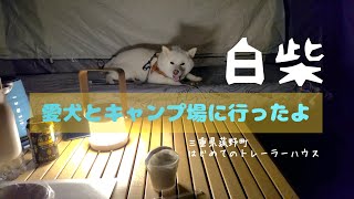 愛犬とキャンプ 2023.6 三重県菰野町【柴犬】