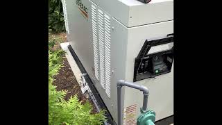 Generac 32kw - Startup and sound