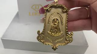 14kt Virgen de la Caridad del Cobre Pendiente 32.7 gramos 06710630