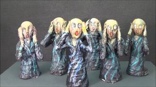 Munch-Inspired Scream Sculpture - Project #135