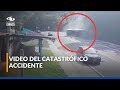 Video del momento exacto de accidente en vía Bogotá - La Mesa