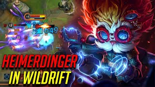 WILD RIFT HEIMERDINGER IS OUT HOW STRONG IS HE? CHINESE PBE GAMEPLAY