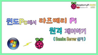 【라즈베리Pi#02】 윈도PC에서 라즈베리pi 원격제어하기(Raspberry Pi Samba Server 설치)