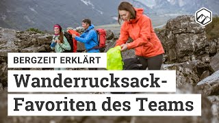 Mein Wanderrucksack: Favoriten vom Bergzeit Team