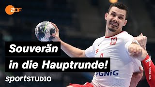 Belarus – Polen Highlights | Handball-EM 2022 | sportstudio