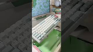 unboxing royal kludge RK R75 SkyCyan (en/th) #keyboard