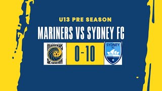 U13 Pre-Season Game 2025 CCM vs Sydney FC