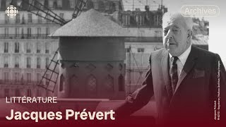 Jacques Prévert présente son recueil de poème Fatras