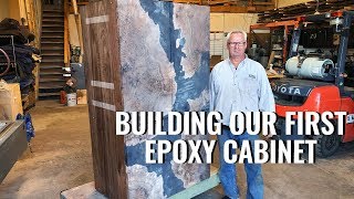 Building a Cabinet with Walnut Burl & Epoxy