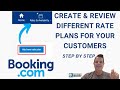 How to Set Up a Rate Plan in Booking.Com Step by Step