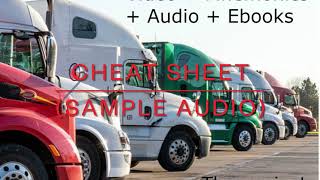 OLDER VERSION - Cheat Sheet (sample audio) = Multimedia Package by DOT Study Guide