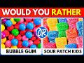 Would You Rather...? Sweet VS Sour JUNK FOOD Edition 🍩🍋
