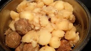 Potatoes with Beef meat ball 土豆牛肉丸