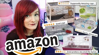 Reacting to Amazon Hamster Cage Reviews! | Part 1| Munchie's Place