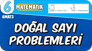 Doğal Sayı Problemleri 📘 6MAT3 #2025