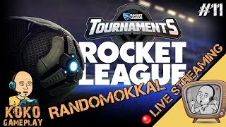 EXTRA MÓDBA csak úgy osztom a gólokat! ⚽🥅 + TOURNAMENTS Randomokkal #11 | Rocket League (PC)