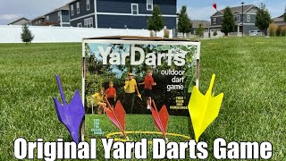 Playing Original Lawn Darts