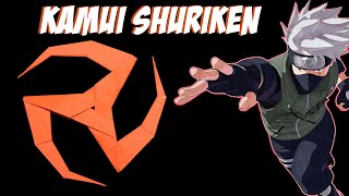 Easy Origami Ninja Star Kamui Shuriken Kakashi || How to make Naruto Shuriken