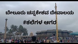 ಬೇಲೂರು ಚೆನ್ನಕೇಶವ ದೇವಾಲಯ | beluru chennakeshava temple with kannada guide | #viralvideo #shorts