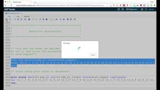 Enabling model development in-database with SAS® Analytics Accelerator for Teradata