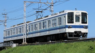 東武8000系8500型8579F 5638レ 臨時(ワンマン) 館林行き 東武佐野線 田島～渡瀬 区間