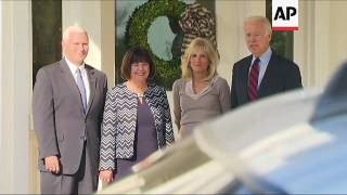 US VP-elect Pence meets Biden