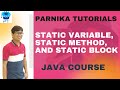 Static Method, Static Block & Static Variable | Java Static Keyword | Java Tutorial 2023 | PT