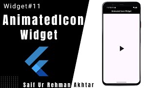 Flutter AnimatedIcon Widget Explained | Flutter Widgets Series