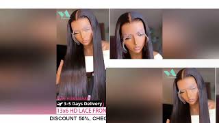 13x4 Bone Straight Lace Front Wig 13x6 Hd Transparent Brazilian 30 40 Inch Human Hair Wigs For Black