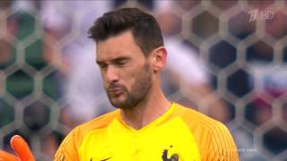 Hugo Lloris spits out a Dragonfly (Uruguay-France 06.07.2018 World Cup)