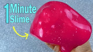 How to Make 1 Minute Water Slime at Home Glossy