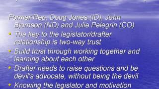 Webinar: Creating Great Legislation: How Legislators and Drafters Work Together