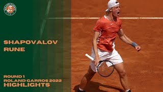 Holger Rune vs Denis Shapovalov (R128) Roland Garros 2022 Highlights AO Tennis 2 PS4 Gameplay