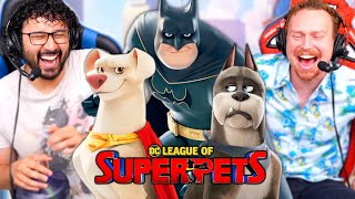 DC LEAGUE OF SUPER PETS MOVIE REACTION!! First Time Watching! Full Movie Review | Superman | Batman