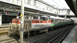 秩父鉄道7500系（元東急8090系）甲種輸送出発