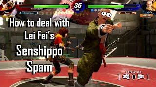 Virtua Fighter 5 Guide - How to deal with Lei fei's Senshippo Spam