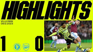 HIGHLIGHTS | Aston Villa vs Arsenal (1-0) | Premier League