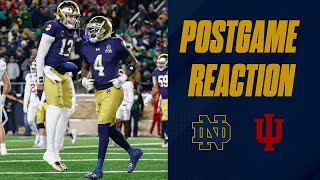 Notre Dame football vs. Indiana Hoosiers reaction | Irish win 27-17 | College Football Playoff