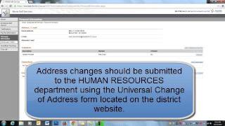 Munis Employee Self Service Tutorial