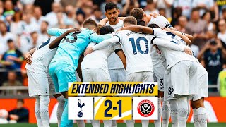 TOTTENHAM HOTSPUR 2-1 SHEFFIELD UNITED // EXTENDED HIGHLIGHTS // LATEST PL COMEBACK OF ALL TIME