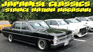 Japanese Classic Cars Stance Nation Nagasaki 2019 Parking Lot Raw Video 1