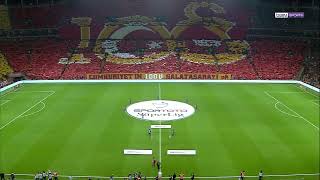 Galatasaray tribünlerinden Cumhuriyet'imizin 100. yıl koreografisi... 🇹🇷🇹🇷