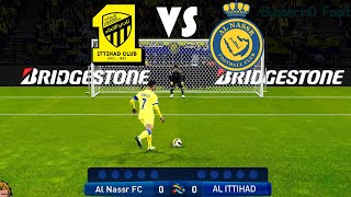 Al Ittihad vs Al Nassr | CR7 Cristiano Ronaldo vs Al Ittihad | PES 2023 | | PENALTY SHOOTOUT