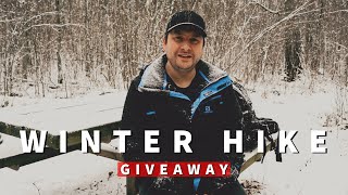 Northern Canada Hike During November Snowstorm + GIVEAWAY!【4K】