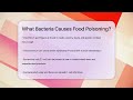 what bacteria causes food poisoning biology for everyone