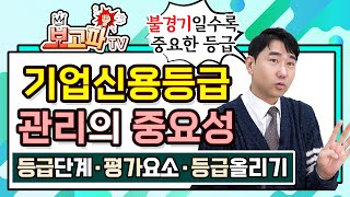 기업신용등급 올리기! 관리가 무엇보다 중요한 이유 [보고파TV]