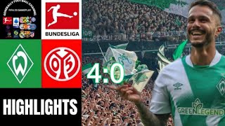 SV Werder Bremen vs Mainz 05   3.Spieltag Bundesliga Highlights