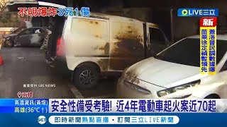 南韓Outlet地下停車場大火 消防當局一度以為電動車起火 再掀電動車充電起火話題│記者 徐宇麒│【國際大現場】20220926│三立新聞台