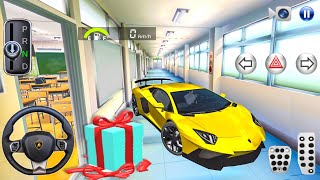 How To Get The Yellow Car Lamborghini Aventador - 3D Driving Class 2 2024 - Unlock -New Car