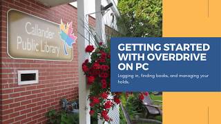 Getting Started with Overdrive for PC